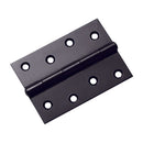 Carlisle Brass - 102 X 72 X 2mm Fixed Pin Hinge C/W Screws (Pair) - Powder Coat Black - HINFP4PCB - Choice Handles
