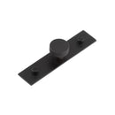 Hoxton - Wenlock Cupboard Knobs 30mm Plain Backplate - Matt Black - HOX-130MB-5090MB - Choice Handles