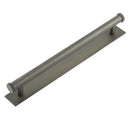 Hoxton Wenlock Cabinet Handles 224mm Ctrs Plain Backplate - Dark Bronze - HOX-160DB-5060DB - Choice Handles