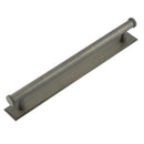 Hoxton Wenlock Cabinet Handles 224mm Ctrs Stepped Backplate - Dark Bronze - HOX-160DB-6060DB - Choice Handles