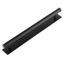Hoxton Nile Cabinet Handles 224mm Ctrs Plain Backplate Black - HOX-360MB-5060MB - Choice Handles