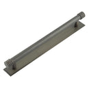 Hoxton Sturt Cabinet Handles 224mm Ctrs Stepped Backplate  - Dark Bronze - HOX-460DB-6060DB - Choice Handles