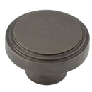 Hoxton - Cropley Cupboard Knobs 40mm - Dark Bronze - HOX1040DB - Choice Handles