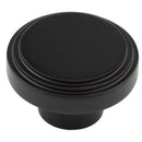 Hoxton Cropley 40mm Cupboard Knob - Matt Black - HOX1040MB - Choice Handles
