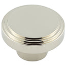 Hoxton Cropley 40mm Cupboard Knob - Polished Nickel - HOX1040PN - Choice Handles
