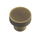 Hoxton - Wenlock Cupboard Knobs 30mm - Antique Brass - HOX130AB - Choice Handles