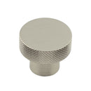 Hoxton Wenlock 30mm Knurled Cupboard Knob - Satin Nickel - HOX130SN - Choice Handles