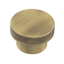 Hoxton - Wenlock Cupboard Knobs 40mm - Antique Brass - HOX140AB - Choice Handles