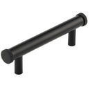 Hoxton Wenlock 96mm Knurled End Cap Cabinet Handle - Matt Black - HOX150MB - Choice Handles