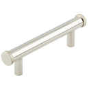 Hoxton Wenlock 96mm Knurled End Cap Cabinet Handle - Polished Nickel - HOX150PN - Choice Handles