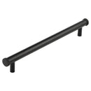 Hoxton Wenlock 224mm Knurled End Cap Cabinet Handle - Matt Black - HOX160MB - Choice Handles