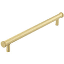 Hoxton Wenlock Cabinet Handles 224mm Ctrs - Satin Brass - HOX160SB - Choice Handles