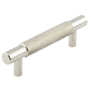 Hoxton Taplow 96mm Knurled End Cap Cabinet Handle - Polished Nickel - HOX2050PN - Choice Handles