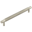 Hoxton Taplow 224mm Knurled End Cap Cabinet Handle - Satin Nickel - HOX2060SN - Choice Handles