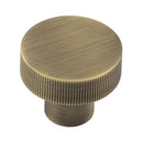 Hoxton - Thaxted Cupboard Knobs 30mm - Antique Brass - HOX230AB - Choice Handles