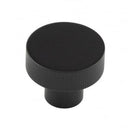 Hoxton - Thaxted Cupboard Knobs 30mm - Matt Black - HOX230MB - Choice Handles
