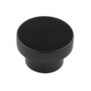 Hoxton - Thaxted Cupboard Knobs 40mm - Matt Black - HOX240MB - Choice Handles