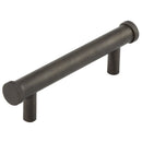 Hoxton Thaxted 96mm Knurled End Cap Cabinet Handle - Dark Bronze - HOX250DB - Choice Handles