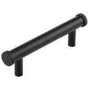 Hoxton Thaxted 96mm Knurled End Cap Cabinet Handle - Matt Black - HOX250MB - Choice Handles