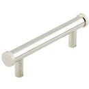 Hoxton Thaxted 96mm Knurled End Cap Cabinet Handle - Polished Nickel - HOX250PN - Choice Handles