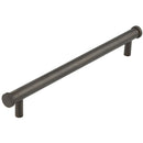 Hoxton Thaxted 224mm Knurled End Cap Cabinet Handle - Dark Bronze - HOX260DB - Choice Handles