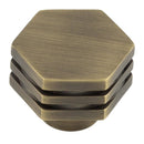 Hoxton - Nile Cupboard Knobs 30mm - Antique Brass - HOX330AB - Choice Handles