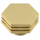 Hoxton - Nile Cupboard Knobs 40mm - Satin Brass - HOX340SB - Choice Handles