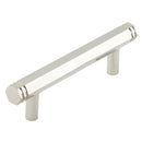 Hoxton Nile 96mm Hex Cabinet Pull Handle - Polished Nickel - HOX350PN - Choice Handles