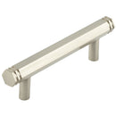 Hoxton Nile 96mm Hex Cabinet Pull Handle - Satin Nickel - HOX350SN - Choice Handles
