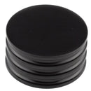 Hoxton Sturt 40mm Grooved Cupboard Knob - Matt Black - HOX440MB - Choice Handles