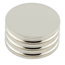 Hoxton Sturt 40mm Grooved Cupboard Knob - Polished Nickel - HOX440PN - Choice Handles