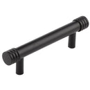 Hoxton Sturt 96mm Grooved Cabinet Pull Handle - Matt Black - HOX450MB - Choice Handles