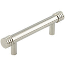 Hoxton Sturt 96mm Grooved Cabinet Pull Handle - Polished Nickel - HOX450PN - Choice Handles