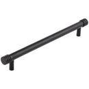 Hoxton Sturt 224mm Grooved Cabinet Pull Handle - Matt Black - HOX460MB - Choice Handles