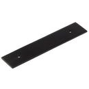 Hoxton Fanshaw 140x30mm Backplate for Cabinet Handles with 96mm Ctrs - Matt Black - HOX5050MB - Choice Handles