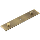 Hoxton Fanshaw 140x30mm Backplate for Cabinet Knobs - Antique Brass - HOX5090AB - Choice Handles