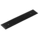 Hoxton Rushton 140x30mm Backplate for Cabinet Handles with 96mm Ctrs - Matt Black - HOX6050MB - Choice Handles