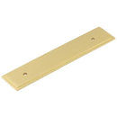 Hoxton Rushton 140x30mm Backplate for Cabinet Handles with 96mm Ctrs - Satin Brass - HOX6050SB - Choice Handles