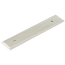 Hoxton Rushton 140x30mm Backplate for Cabinet Handles with 96mm Ctrs - Satin Nickel - HOX6050SN - Choice Handles