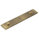 Hoxton Rushton 140x30mm Backplate for Cabinet Knobs - Antique Brass - HOX6090AB - Choice Handles