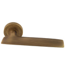 Manital Hygge Due Lever On Round Rose - Antique Brass - HYD5AB - Choice Handles