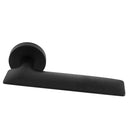 Manital Hygge Due Lever On Round Rose - Matt Black - HYD5BLK - Choice Handles