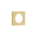 Burlington - Plain Square Outer Rose for Burlington Escutcheon - Satin Brass - BUR171SB - Choice Handles