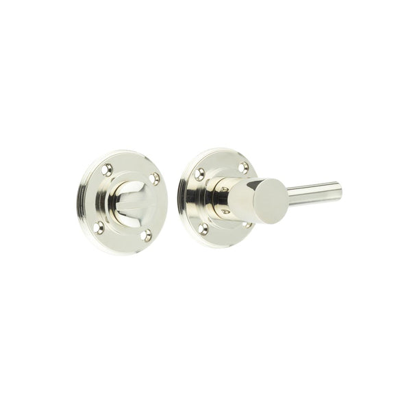 Burlington - Easy Turn & Release (Without Rose) - Polished Nickel - BUR82PN - Choice Handles