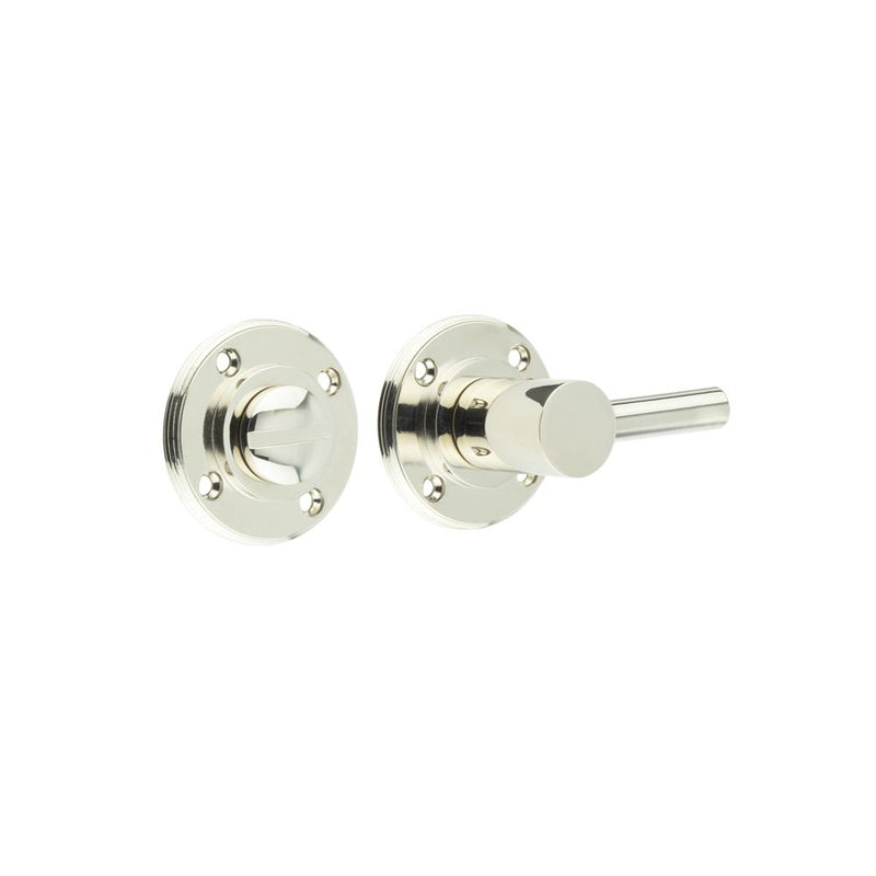 Burlington - Easy Turn & Release (Without Rose) - Polished Nickel - BUR82PN - Choice Handles