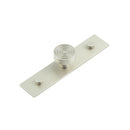 Hoxton - Murray Cupboard Knobs 30mm Plain Backplate - Satin Nickel - HOX-1130SN-5090SN - Choice Handles