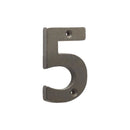 Valley Forge - Door Numerals No. 5 - Beeswax - VFX15-5 - Choice Handles