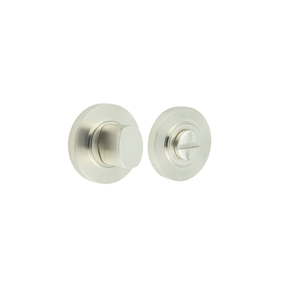 Burlington - Turns & Releases Inner 3 Plain Rose - Satin Nickel - BUR-81SN-50SN - Choice Handles