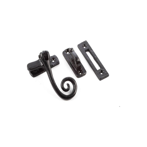Valley Forge - Valley Forge Range Curly Tail Casement Fasteners 90x55mm - Black - VFB19RT - Choice Handles