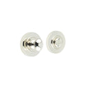 Burlington - Turns & Releases Inner 1 Plain Rose - Polished Nickel - BUR-80PN-50PN - Choice Handles